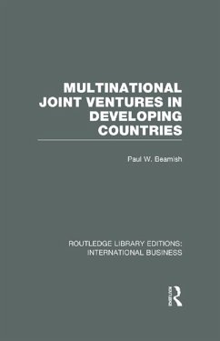 Multinational Joint Ventures in Developing Countries (RLE International Business) (eBook, PDF) - Beamish, Paul