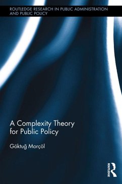 Cover A Complexity Theory for Public Policy (eBook, PDF)