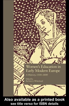 Women's Education in Early Modern Europe (eBook, ePUB) - Whitehead, Barbara