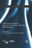 Institutional and Social Innovation for Sustainable Urban Development (eBook, ePUB)