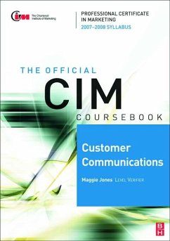 CIM Coursebook 07/08 Customer Communications (eBook, PDF) - Jones, Maggie