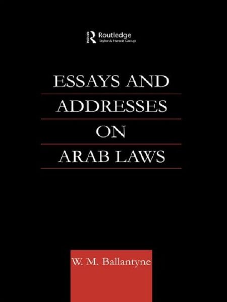 Essays and Addresses on Arab Laws (eBook, ePUB)