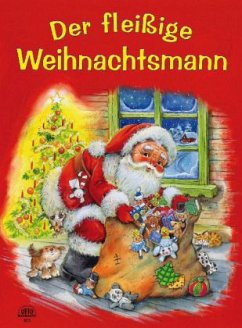 Cover Der fleißige Weihnachtsmann, Panoramabuch 3D