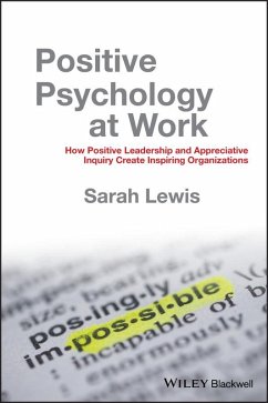 Positive Psychology at Work (eBook, ePUB) - Lewis, Sarah