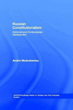 Russian Constitutionalism (eBook, PDF) - Medushevsky, Andrei