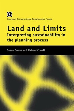 Land and Limits (eBook, PDF) - Cowell, Richard; Owens, Susan