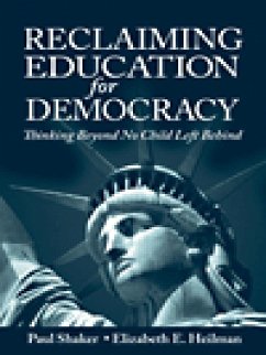 Cover Reclaiming Education for Democracy (eBook, ePUB)
