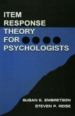 Item Response Theory for Psychologists (eBook, PDF)
