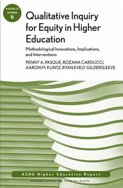 Cover Qualitative Inquiry for Equity in Higher Education (eBook, ePUB)