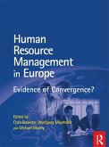 HRM in Europe (eBook, PDF)