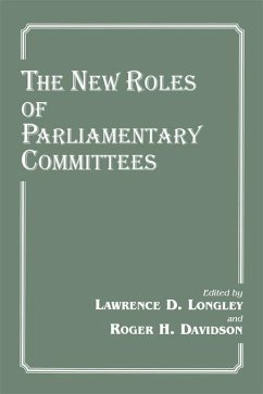 The New Roles of Parliamentary Committees (eBook, PDF)