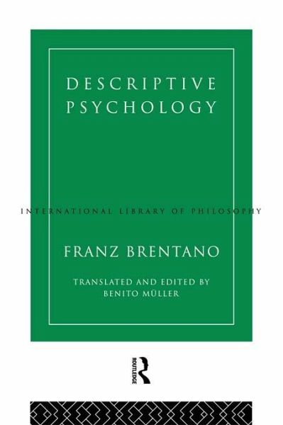 Descriptive Psychology (eBook, PDF) Descriptive Psychology (eBook, PDF)