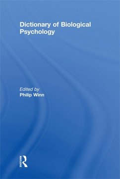 Cover Dictionary of Biological Psychology (eBook, PDF)