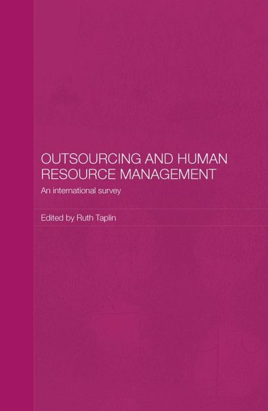Outsourcing and Human Resource Management (eBook, ePUB)