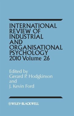 International Review of Industrial and Organizational Psychology 2011, Volume 26 (eBook, ePUB)