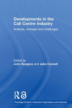 Cover Developments in the Call Centre Industry (eBook, ePUB)