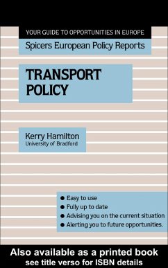 Transport Policy (eBook, ePUB) - Hamilton, Kerry