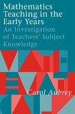 Mathematics Teaching in the Early Years (eBook, ePUB)