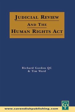 Judicial Review & the Human Rights Act (eBook, ePUB) - Gordon, Richard; Ward, Tim