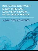 Interactions Between Short-Term and Long-Term Memory in the Verbal Domain (eBook, ePUB)