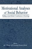 Motivational Analyses of Social Behavior (eBook, ePUB)