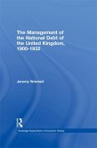 The Management of the National Debt of the United Kingdom 1900-1932 (eBook, ePUB)