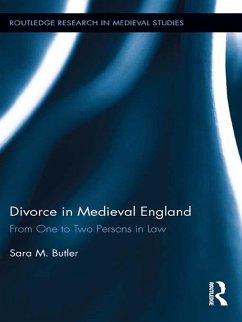 Divorce in Medieval England (eBook, ePUB) - Butler, Sara M.