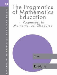 Cover The Pragmatics of Mathematics Education (eBook, PDF)