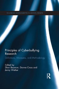 Principles of Cyberbullying Research (eBook, PDF)