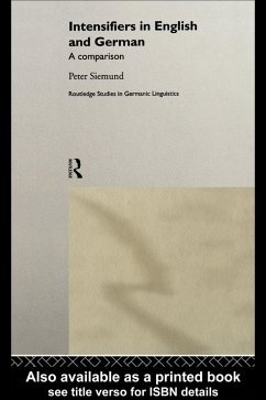 Intensifiers in English and German (eBook, PDF)