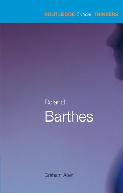 Roland Barthes (eBook, ePUB) - Allen, Graham