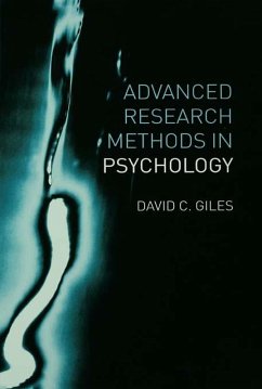 Advanced Research Methods in Psychology (eBook, ePUB) - Giles, David