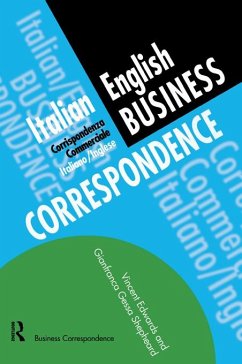 Cover Italian/English Business Correspondence (eBook, PDF)