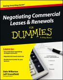Negotiating Commercial Leases & Renewals For Dummies (eBook, PDF)