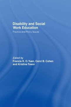 Cover Disability and Social Work Education (eBook, ePUB)