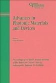 Advances in Photonic Materials and Devices (eBook, PDF)