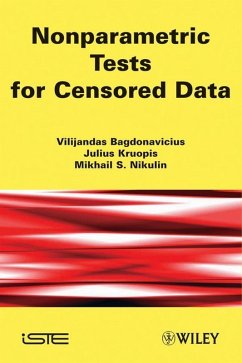 Nonparametric Tests for Censored Data (eBook, ePUB) - Bagdonavièus, Vilijandas; Kruopis, Julius; Nikulin, Mikhail