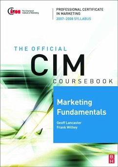 CIM Coursebook Marketing Fundamentals 07/08 (eBook, ePUB) - Withey, Frank; Lancaster, Geoff