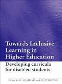 Towards Inclusive Learning in Higher Education (eBook, ePUB)