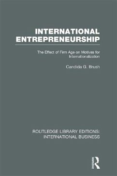 International Entrepreneurship (RLE International Business) (eBook, PDF) - Brush, Candida