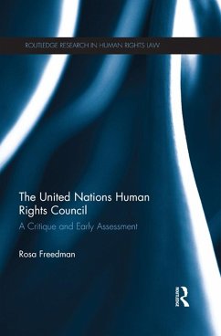 The United Nations Human Rights Council (eBook, PDF) - Freedman, Rosa