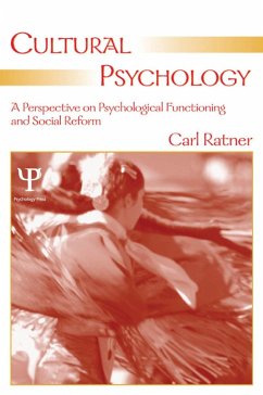 Cultural Psychology (eBook, ePUB) - Ratner, Carl