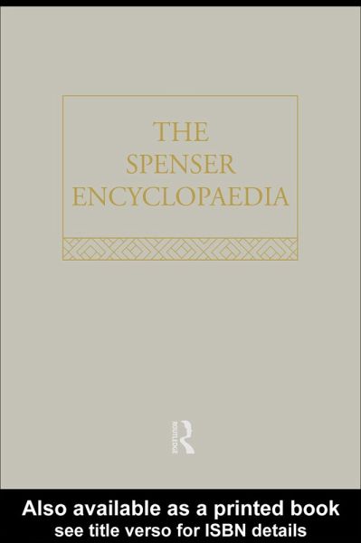 The Spenser Encyclopedia (eBook, PDF) The Spenser Encyclopedia (eBook, PDF)