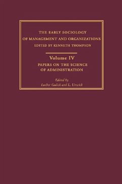 Papers on the Science of Administration (eBook, PDF)