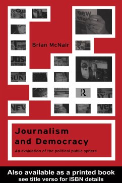 Journalism and Democracy (eBook, ePUB) - Mcnair, Brian