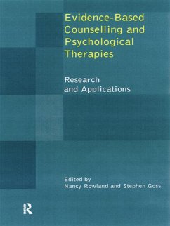 Cover Evidence Based Counselling and Psychological Therapies (eBook, PDF)