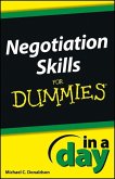 Negotiating Skills In a Day For Dummies (eBook, PDF)