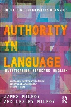 Authority in Language (eBook, PDF) - Milroy, James; Milroy, Lesley