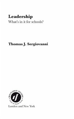 Leadership (eBook, PDF) - Sergiovanni, Tom