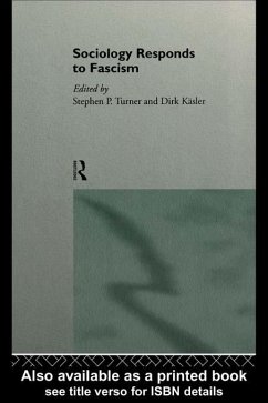 Sociology Responds to Fascism (eBook, PDF)